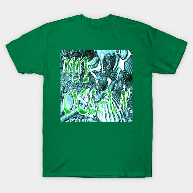 My Ocean in green T-Shirt by robelf